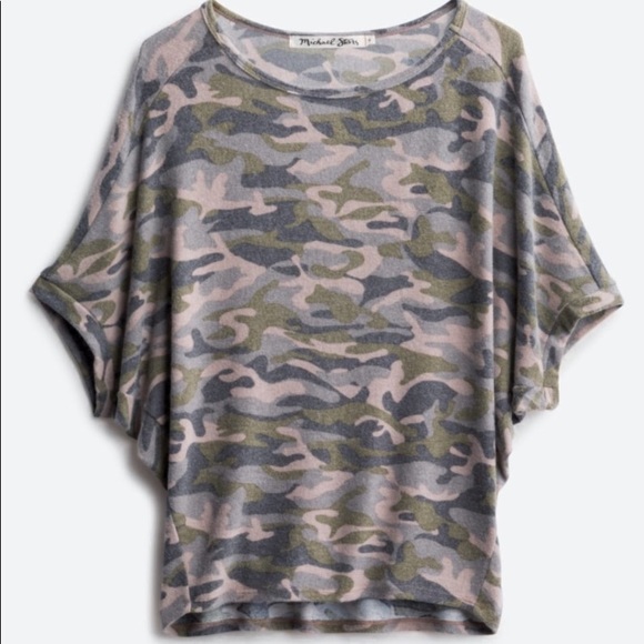 michael stars verna dolman sleeve knit top
